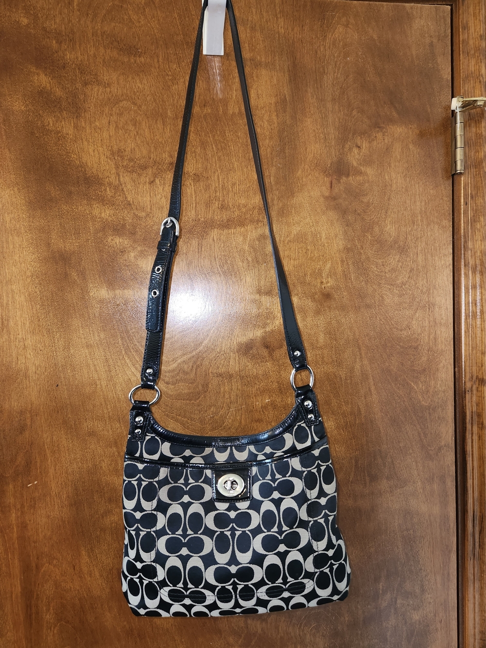 Coach Penelope Signature Hippie Crossbody